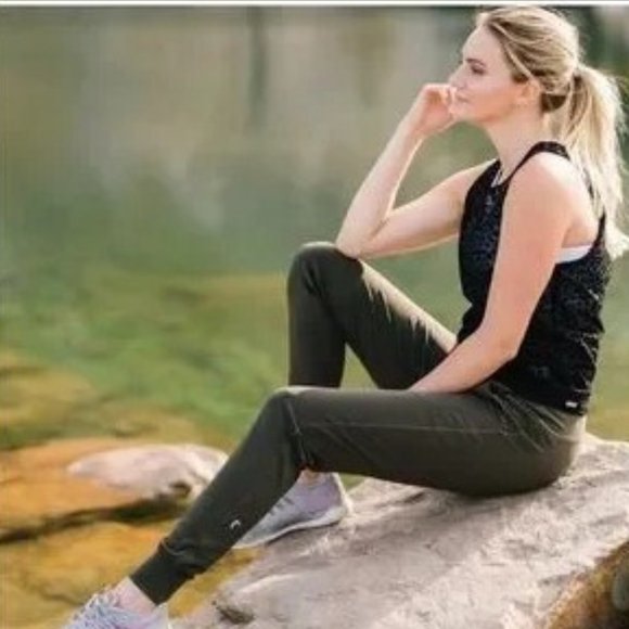 ZYIA Pants & Jumpsuits Zyia Olive Green Ascend High Rise Active